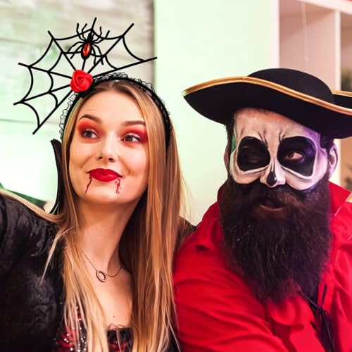 Pensar Spider Web Halloween Headband for Costume & Cosplay