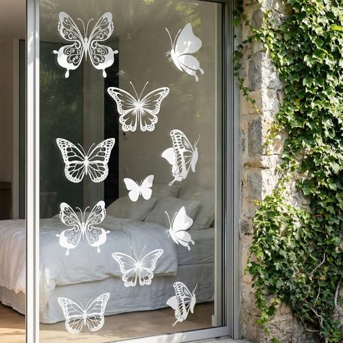 24-Piece Anti-Collision Window Decals for Bird Strike Prevention