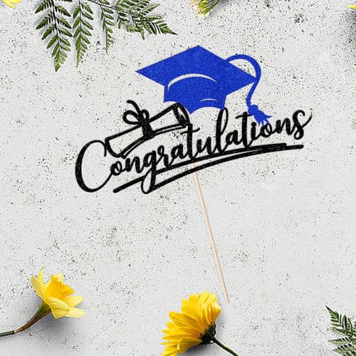 2026 Graduation Cake Topper - Congrats Grad Party Decor