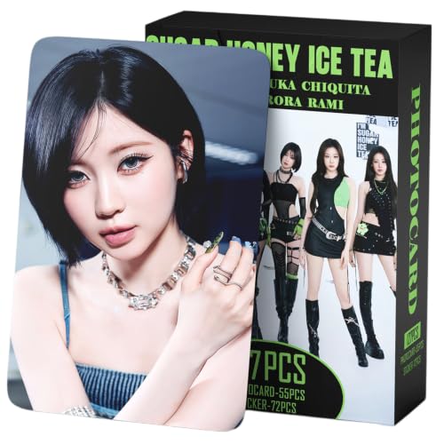 127 PCS Sugar Honey Ice Tea Photocard & Sticker Set for Fans