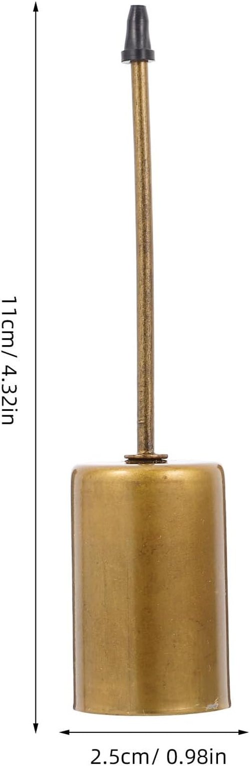Ciieeo Metal Candle Holders - 6-Piece Set with Spike Insert for Taper Candles | Gold Iron Decor