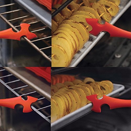 Norpro Silicone Oven Rack Push/Pull Tool - High Heat Resistant