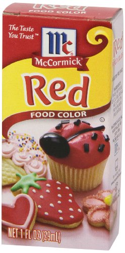 McCormick Red Food Color 1 fl oz - Bright & Versatile Dye