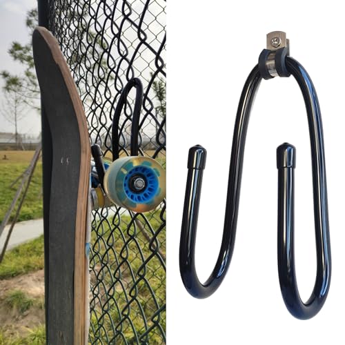 RUZUO Adjustable Wall Mount Skateboard & Longboard Hanger Set - Sibling Variation 2