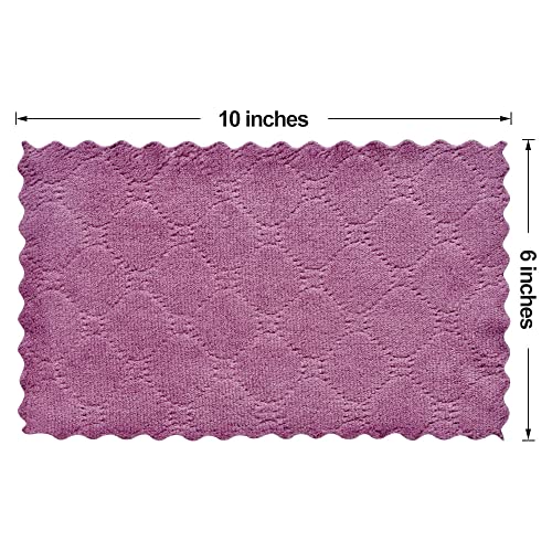 OstWony 11-Pack Reusable Microfiber Cleaning Cloths - 10x6 in