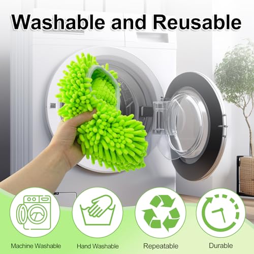 Yuunaie Reusable Microfiber Mop Pads for Swiffer Sweeper - 4 Pack