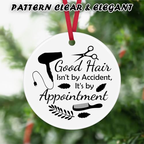 Funny Hair Stylist Christmas Ornament - Gift for Hairdressers
