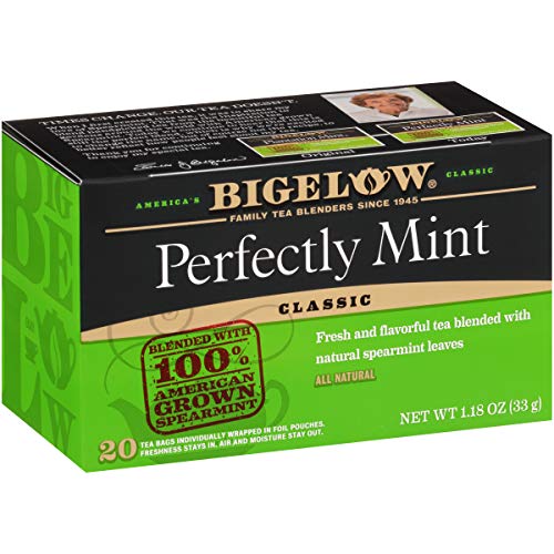 Bigelow Perfectly Mint Black Tea - 20 Count (Pack of 6)