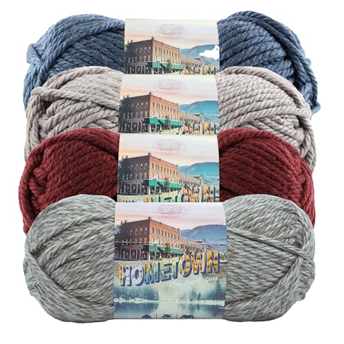 Lion Brand Hometown Super Bulky Yarn - Lighthouse Pack (4 Skeins)