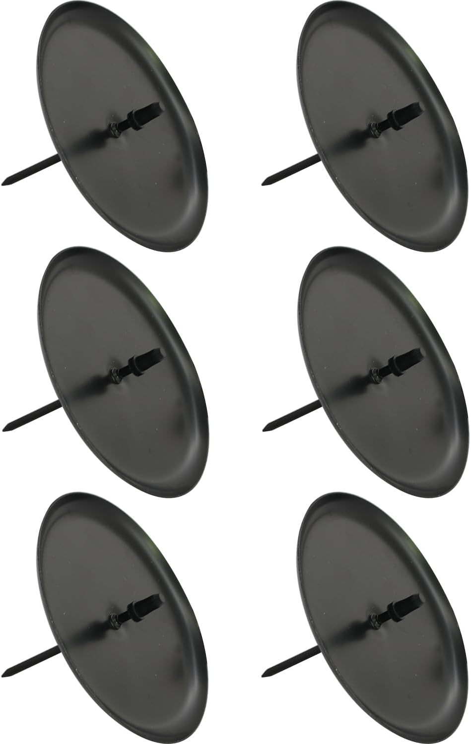 Skiennix Candle Holder Set - 6PCS Metal Pillar Stand with Clips for DIY Home Decor | Christmas Ornament
