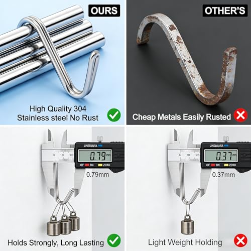 Heavy Duty Transparent Waterproof Adhesive Wall Hooks - 5 Pack for Bathroom Kitchen Outdoor