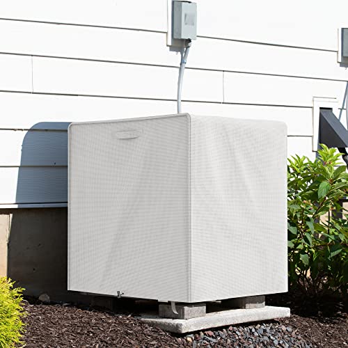 Simple Houseware Waterproof 24.5 x 24.5 x 30.2-Inch Air Conditioner Cover for Small Units