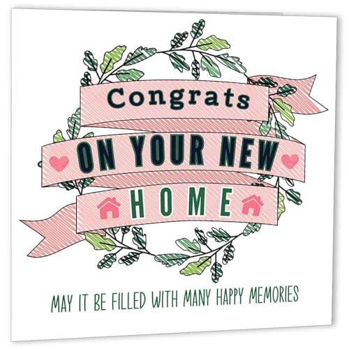 Happy New Home Card - Housewarming Greeting Card
