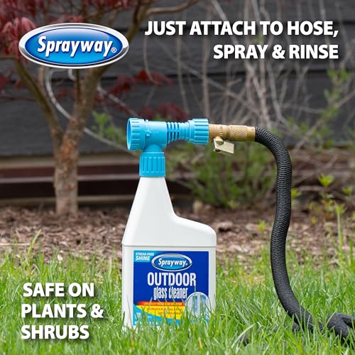 Sprayway Outdoor Glass Cleaner 32oz - Streak-Free Foaming Action