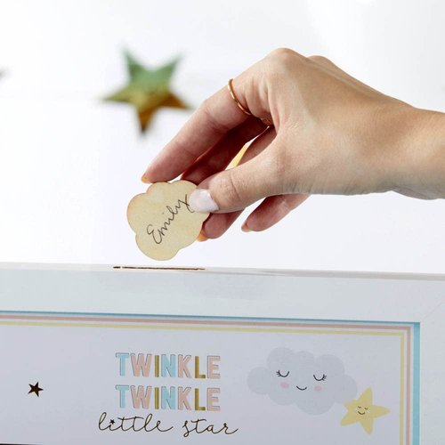 Kate Aspen Baby Shower Guest Book Alternatives, Twinkle Twinkle Little Star Nursery Decor, Baby Shower Decorations