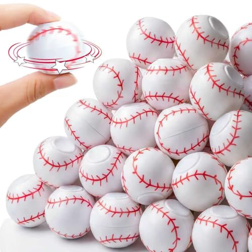 32PCS Baseball Fidget Spinner Toys - Bulk Sports Party Favors for Kids