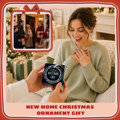 New Home Ornament 2026 - First Christmas Glass Decoration