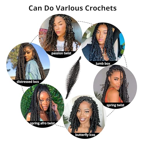 Orientfashion Afro Spring Twist Hair Extensions 10 Inch 3 Packs