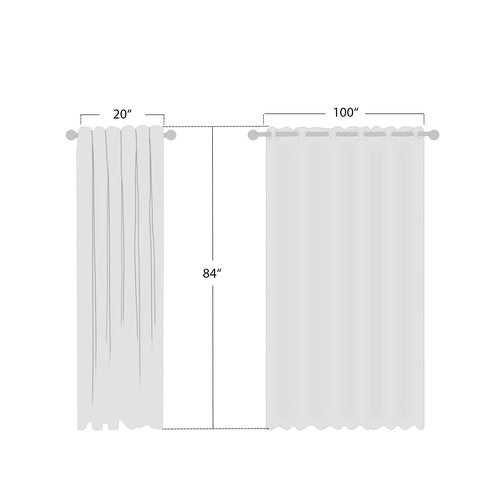 NICETOWN Blackout Curtain for Patio Sliding Door - Grommet Extra Wide Sliding Door Curtains Room Darkening Weighted Drape for Living Room/Patio (Natural, W100 x L84, 1 Panel)