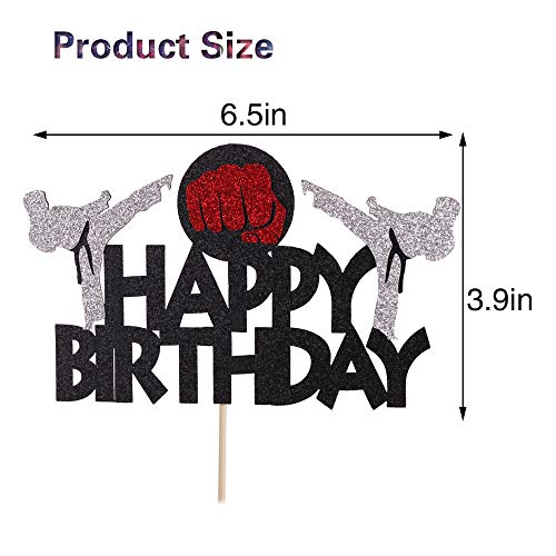 Karate Cake Top Hat - Taekwondo Birthday Party Decoration