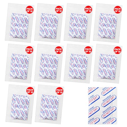 200CC Food Grade Oxygen Absorbers - 100 Packs for Long Term Storage