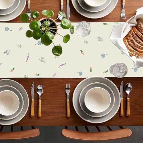 Lavender Tulip Table Runner 13x72 Inch for Home & Party Decor