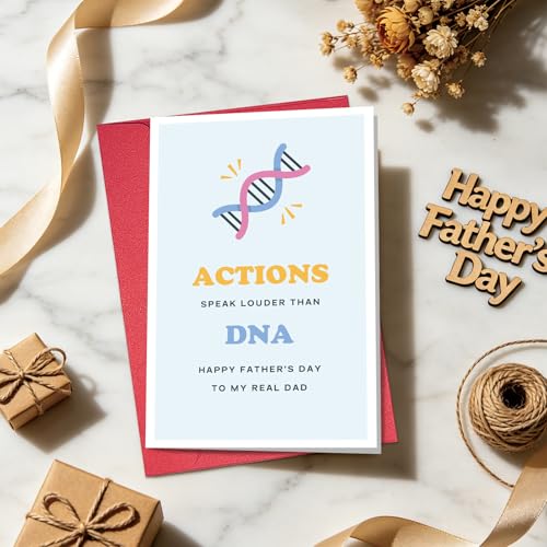 Heartfelt DNA Father's Day Card for Stepdad | Ogeby