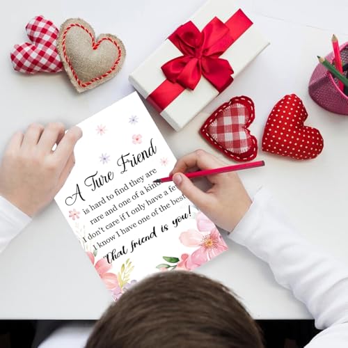 Cute Best Friend Birthday Card for Women - 8x5.3in