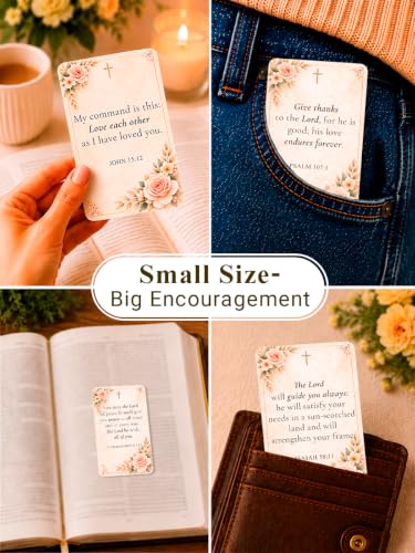 100 Uplifting Scripture Cards for Daily Inspiration & Prayer