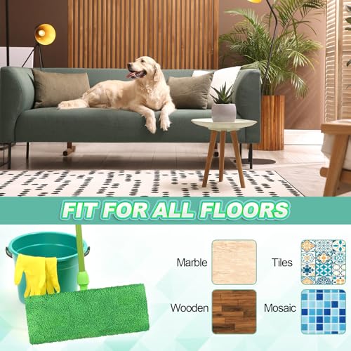 Nuogo 8-Pack Mop Pads for Swiffer Mops - Reusable Wet & Dry Cleaning