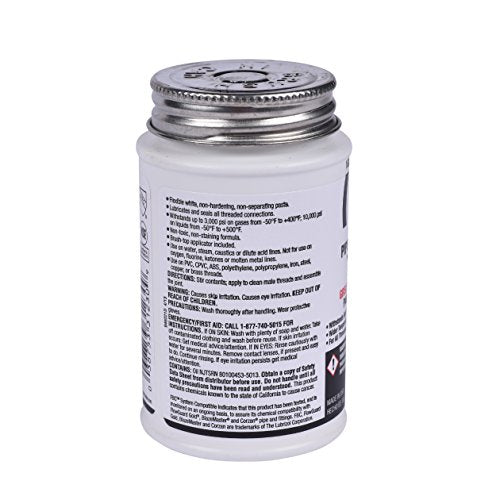 Oatey Pipe Joint Compound 4 oz Jar (Pack of 2) - White Sealing Solution