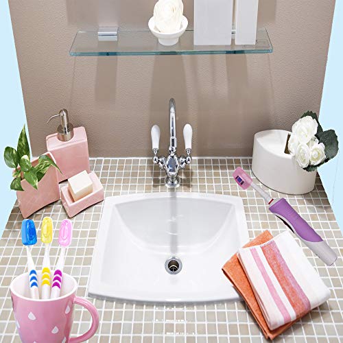 V-TOP Travel Toothbrush Head Covers Clear Portable Pod Caps 20 Pack