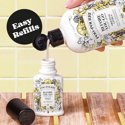 Poo-Pourri Before-You-Go Toilet Spray Refill, Original Citrus, 16 Fl Oz (Pack of 1)