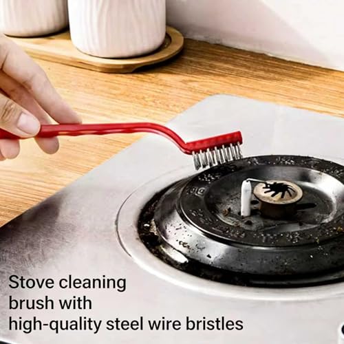 8-Piece Crevice Cleaning Brush Set for Hard-to-Reach Areas