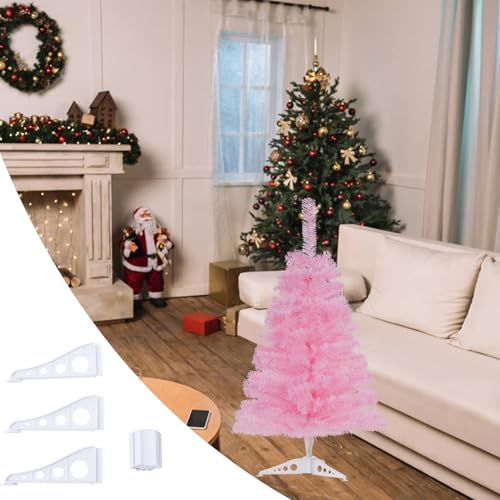 Plastic Christmas Tree Stand White for Mini Artificial Tree - 0.75 Inch Diameter