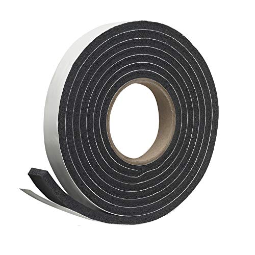 Frost King Foam Tape 3/8" Wide x 5/16" Tall - 10 ft Black
