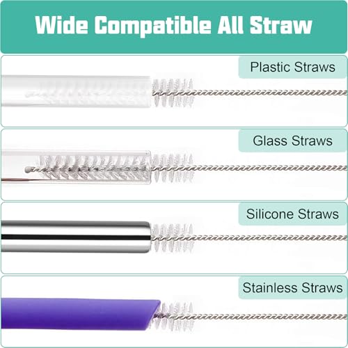10-Pack Extra Long Straw Cleaner Brushes for Stanley Mugs