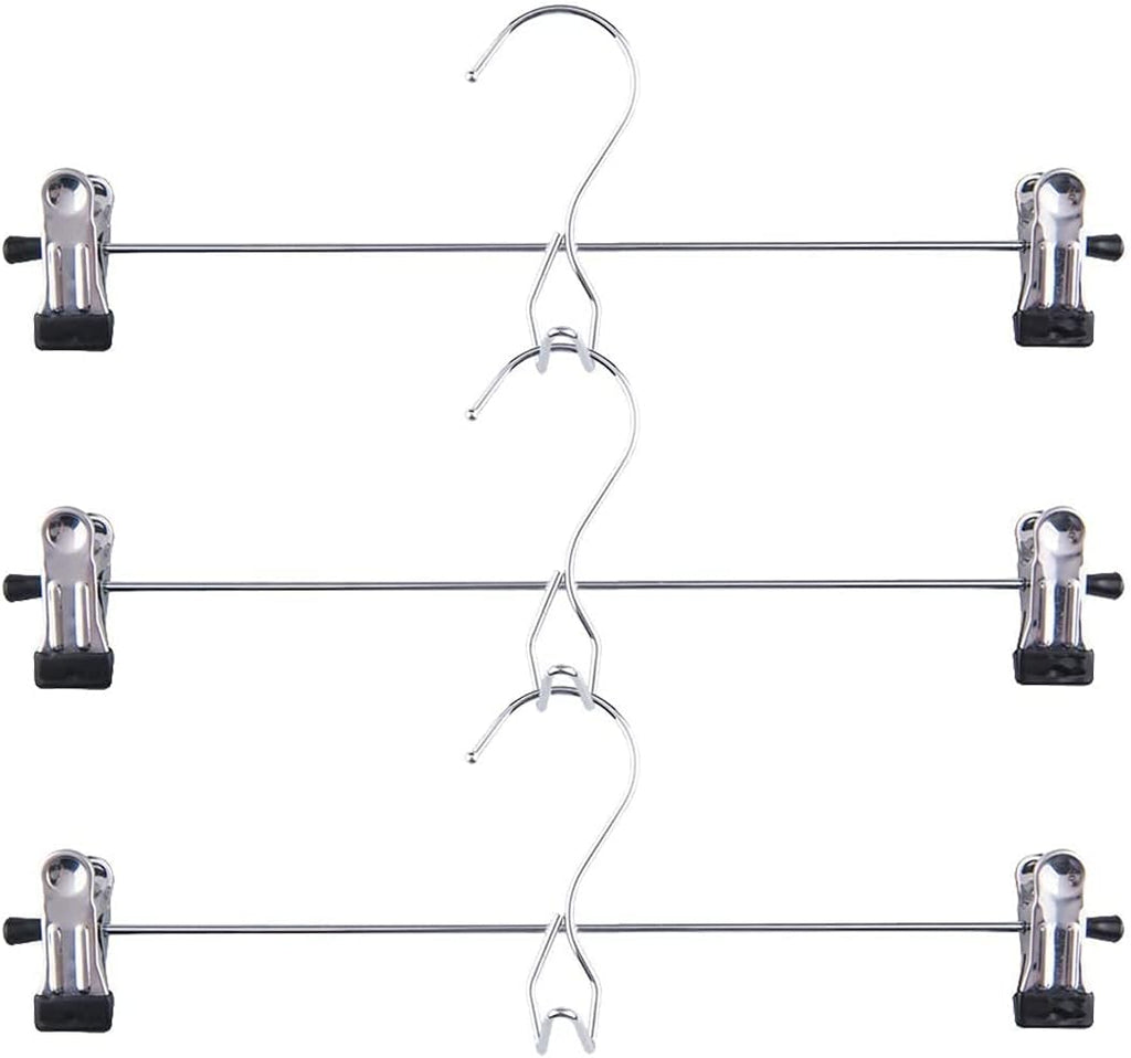 Tosnail 15-Pack Stackable Clothes Hangers - Non-Slip Clips for Space-Saving Closet Organization