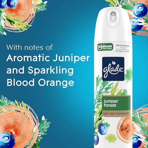 Glade Juniper Forest Air Freshener Spray, 7.3 Oz - 6 Pack