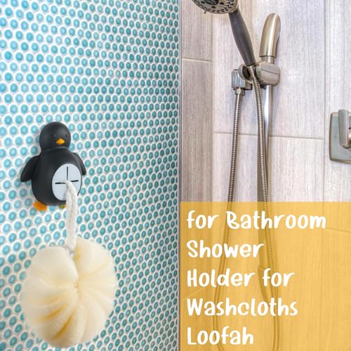 Cute Penguin Silicone Towel Holder for Kitchen & Bathroom