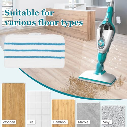 4-Pack Steam Mop Pads Replacement for Black+Decker Models