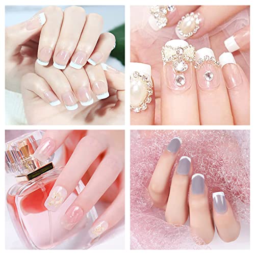 WOKOTO 72 Sheets French Nail Sticker Guides Assorted Designs