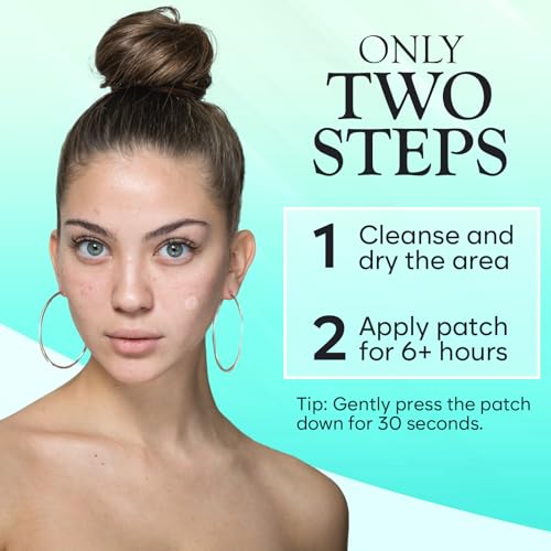 BLOOMORA Microdart Pimple Patches for Early Stage Spots with Salicylic Acid, Niacinamide & Hyaluronic Acid - 12 Count