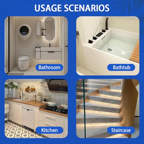 24 PCS Flower Bathtub Non-Slip Stickers - PEVA Shower Floor Safety Appliques