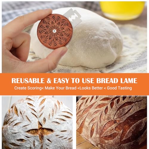 Professional Bread Lame Cutter with 5 Blades & Magnetic Storage