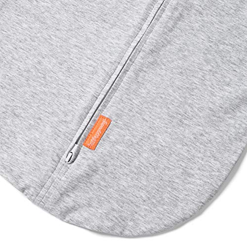 SwaddleMe by Ingenuity Compression Baby Swaddle Pod, Two-Way Zipper for Easy Diaper Changes, Improves Sleep & Calms Startle Reflex, 0-2 Months, 1.0 TOG, 2-Pack - Dino Jam