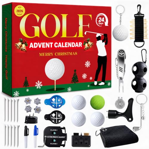 Golf Advent Calendar 2026 - 24 Days of Practical Golf Accessories for Men