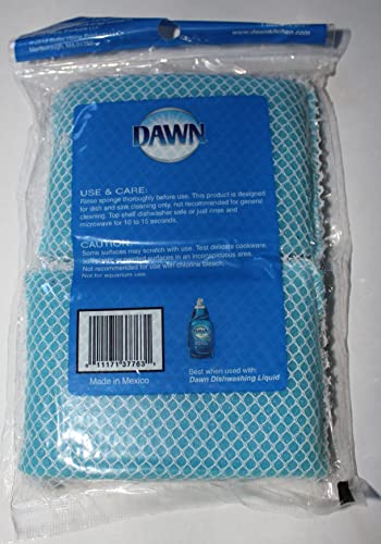 Dawn Nylon Mesh Sponges - 2 Pack for Dish Cleaning