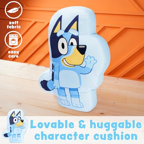 Bluey 3D Plush Pillow for Kids - Soft Cuddle Sham & Gift