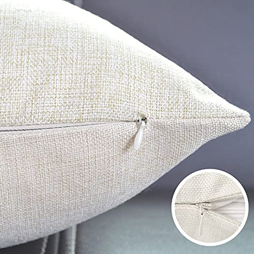 Smooffly Vintage American Flag Lumbar Throw Pillow Cover, 12x20 Inch